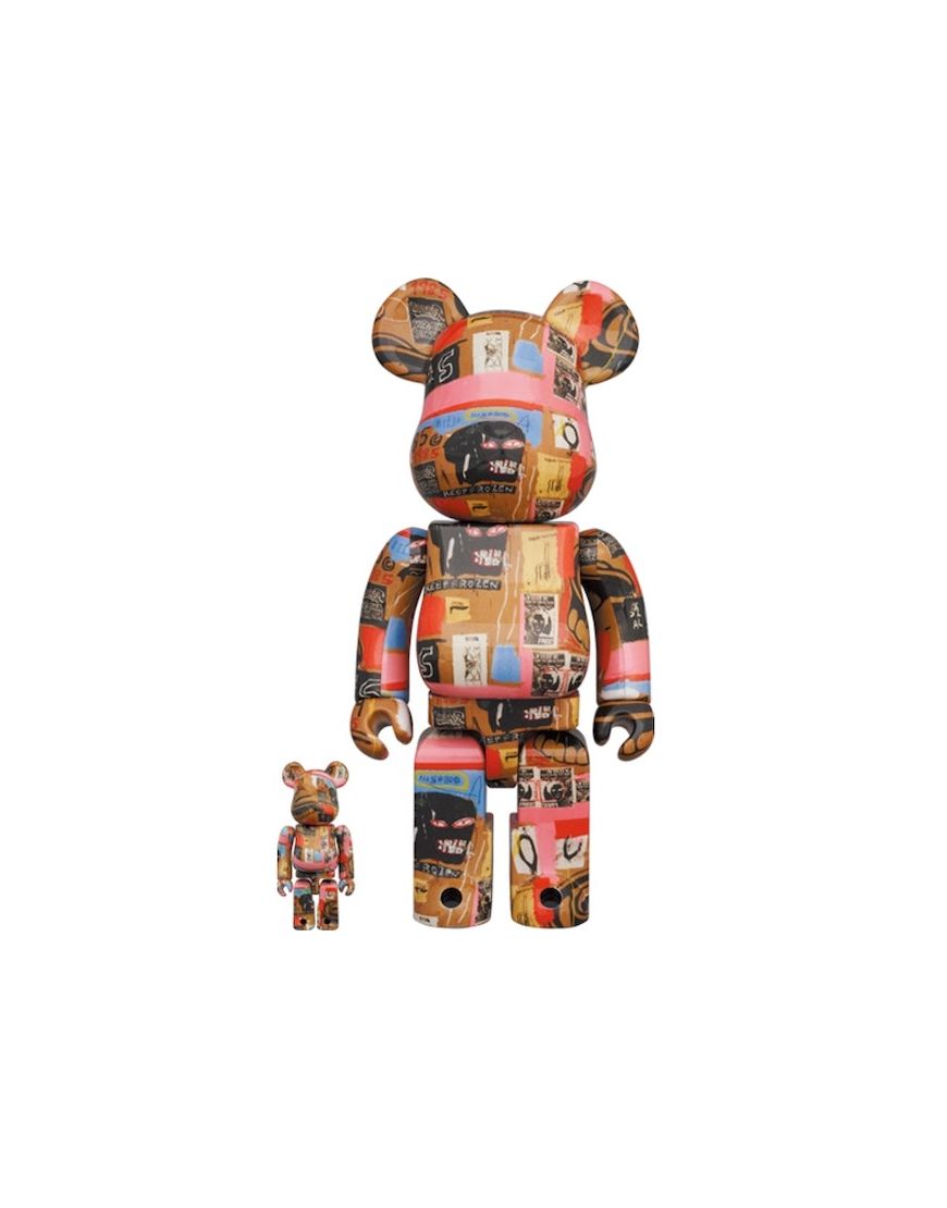 Bearbrick, Andy Warhol x Jean Michel Basquiat, 400% + 100%