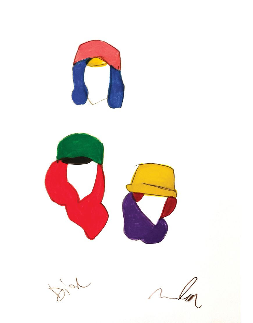BOZZETTO PROGETTO DIOR (VOLTI)