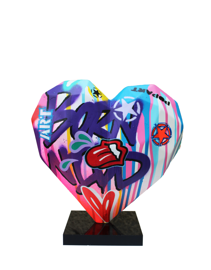 Heart - Resin Tag