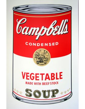Campbell's Soup Vegetable - serigrafia di Andy Warhol
