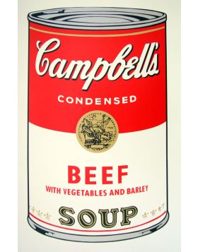 Campbell's Soup Beef - opera di Andy Warhol