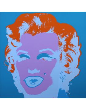 Marilyn Monroe-Purple On Blue 11.29