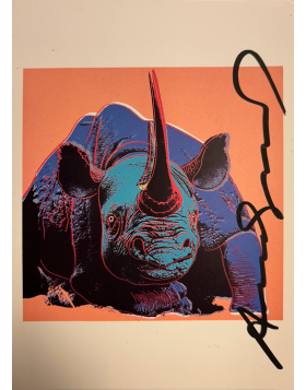 Black Rhinoceros - Invitation Card
