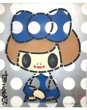 Gioconda Dots White Silver