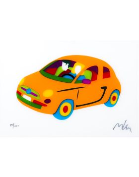 Fiat 500 Fluo (Arancione)