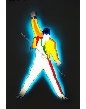 Freddie Mercury (Scultura luminosa)