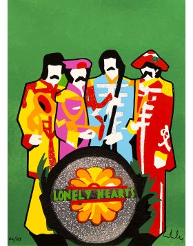 Beatles Lonely Hearts - Serigrafia