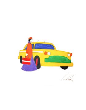 Bozzetto Progetto Dior (Taxi)