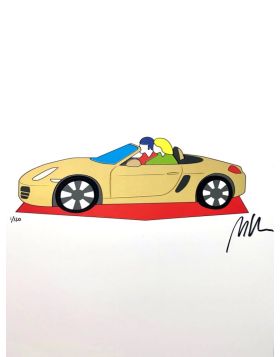 Porsche Oro - Serigrafia