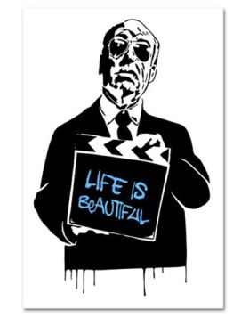 Alfred Hitchcock (Life Is Beautiful) (Blue)