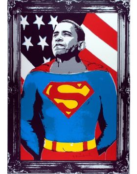 Obama Superman (Silver)