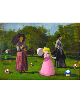 Woman in the Mushroom Kingdom