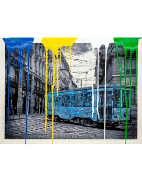 Tram Milan - Blue