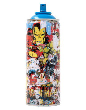 Iron Man Cyan - Marvel Metal Spray Cans 