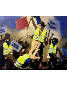 The yellow vest leading the people