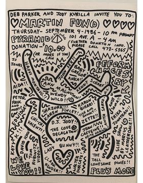 Warhol x Haring - Invitation Card