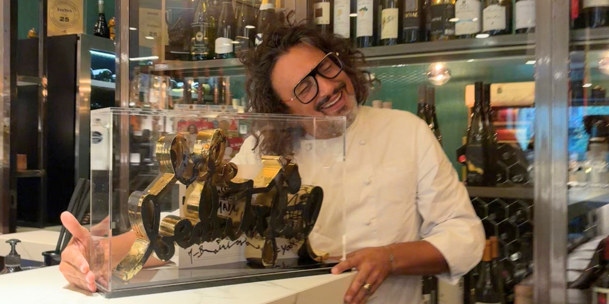 Mr. Brainwash porta l’arte contemporanea nel ristorante di Alessandro Borghese