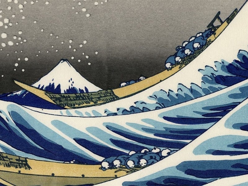 Grande Onda di Kanagawa di Katsushika Hokusai: analisi