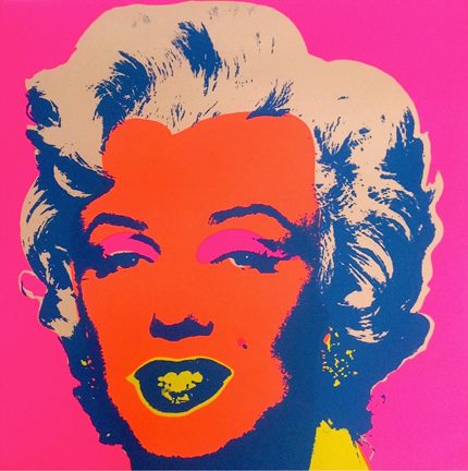 Marilyn Monroe - Orange On Pink 11.22