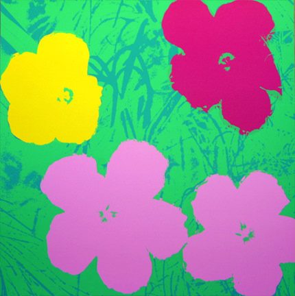 Flowers - Pink/Yellow On Green 11.68