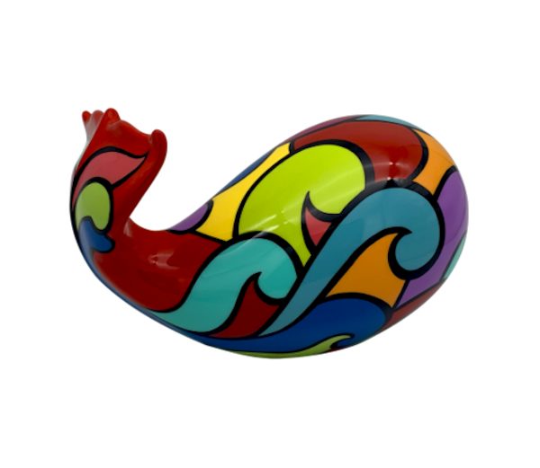Rolling Red - Whale Pop, Size M