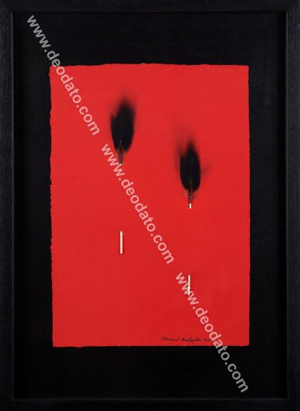 Foglio rosso bruciato n°153