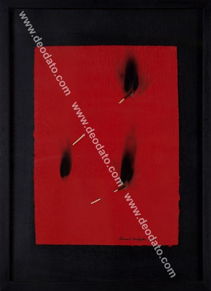 Foglio rosso bruciato n°154