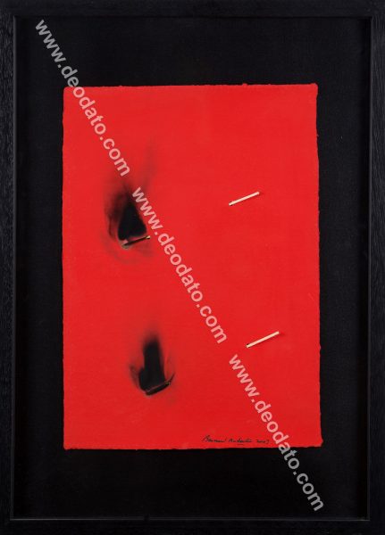 Foglio rosso bruciato n°180