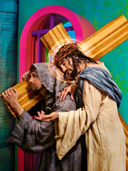 V: Simon of Cyrene is made to bear the Cross
