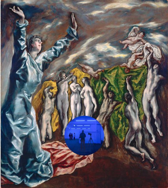 Gazing Ball - El Greco Vision of Saint John