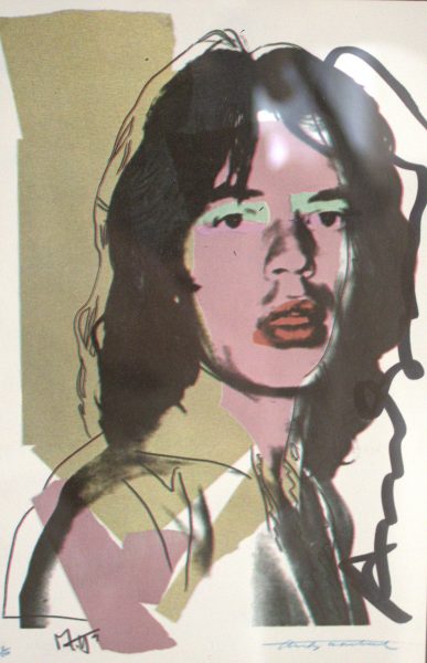 Mick Jagger 1975 II.143 - Invitation Card