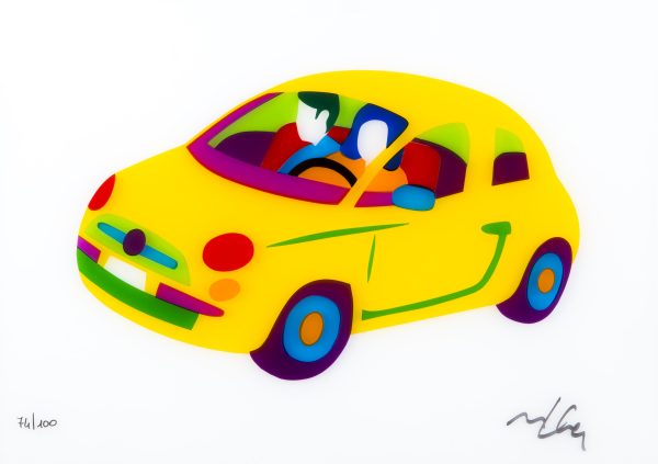 Fiat 500 Fluo (Gialla)