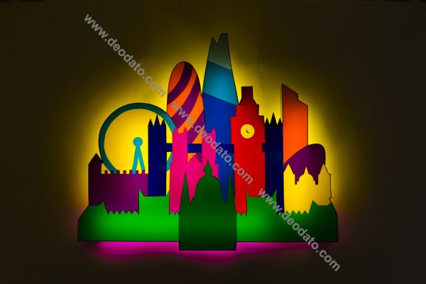 Londra (Scultura luminosa)