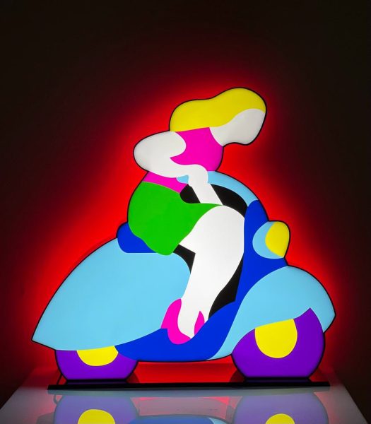 Vespa (Scultura luminosa)