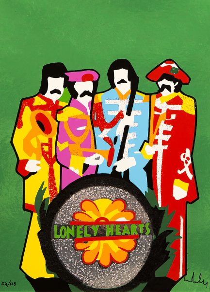 Beatles Lonely Hearts - Serigrafia