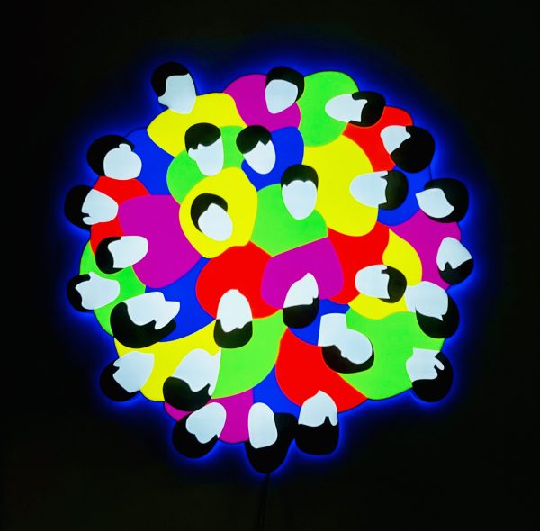 Il Volto degli altri (Scultura luminosa)