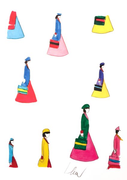 Bozzetto Progetto Dior (Figure)