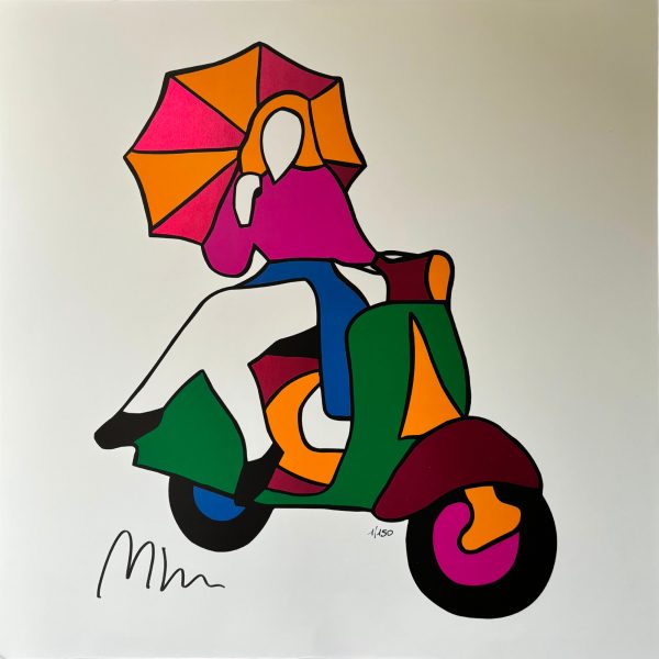 Pin Up in Vespa