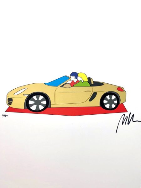 Porsche Oro - Serigrafia