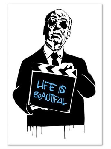 Alfred Hitchcock (Life Is Beautiful) (Blue)