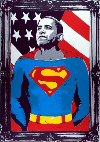 Obama Superman (Silver)