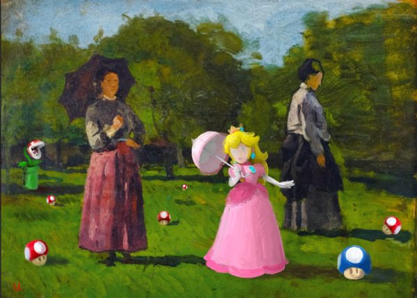 Woman in the Mushroom Kingdom