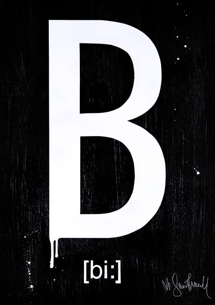B