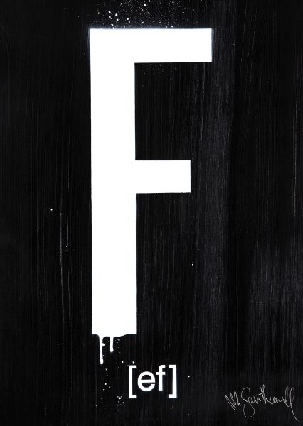 F 
