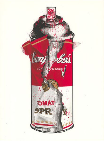 Torn Spray Can