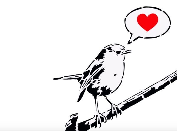 Free as a Bird  - Serigrafia Polimaterica
