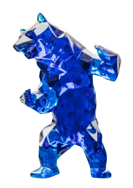 Standing Bear - Blue Crystal Clear