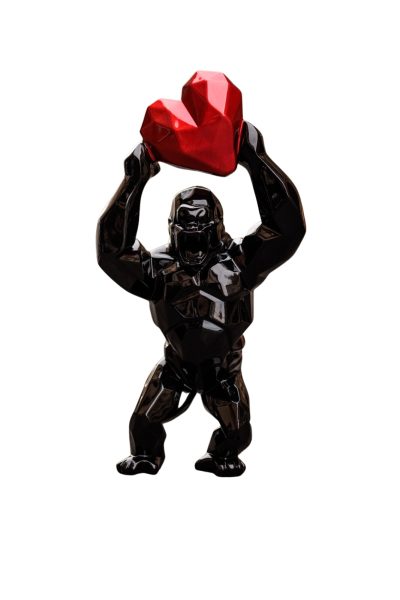 Wild Kong Love - Black and Cherry Red