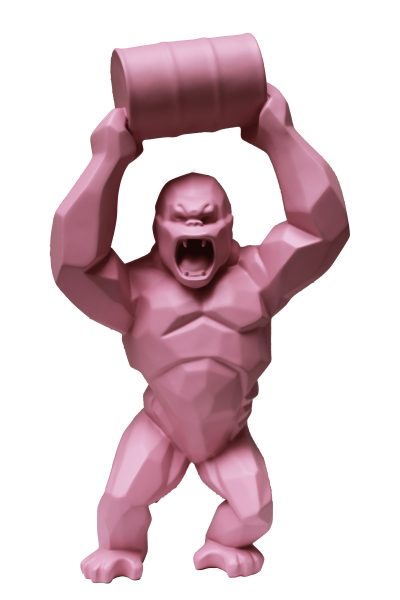 Oil Kong - Resin Matte Pink