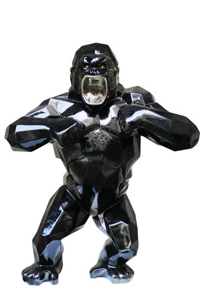 Wild Kong - Resin Crackled Silver
